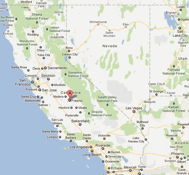 fresno carte californie