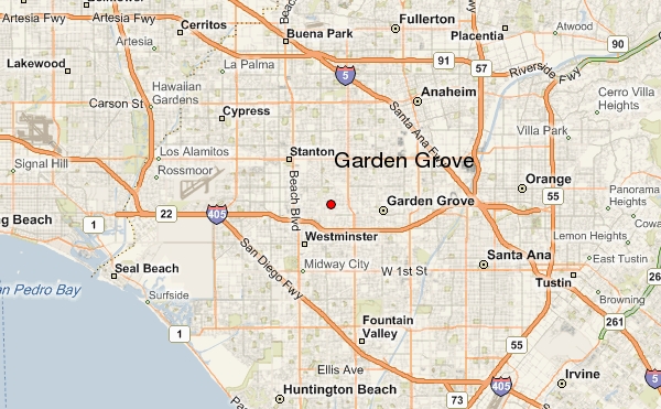 route plan de garden grove