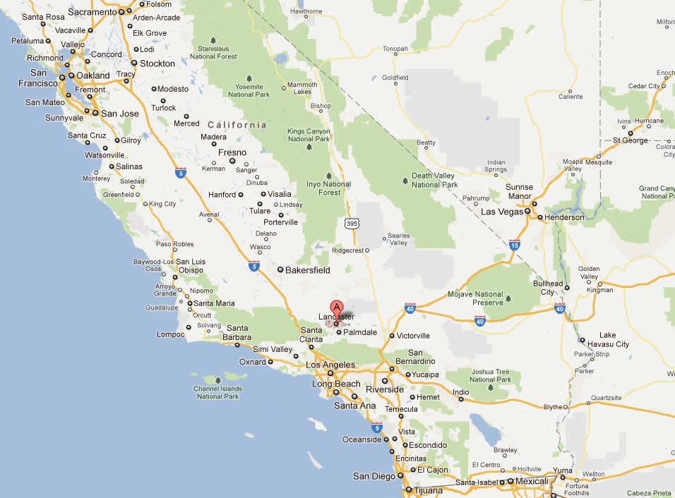 lancaster carte californie