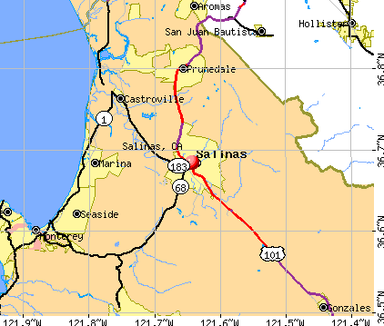 salinas itineraire plan