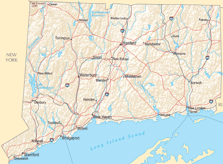 connecticut reference carte
