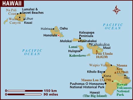 carte du hawaii