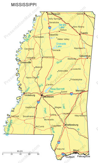 Mississippi carte jackson