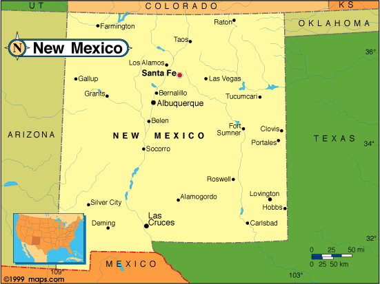 new mexique carte
