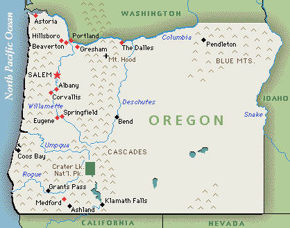 Oregon carte