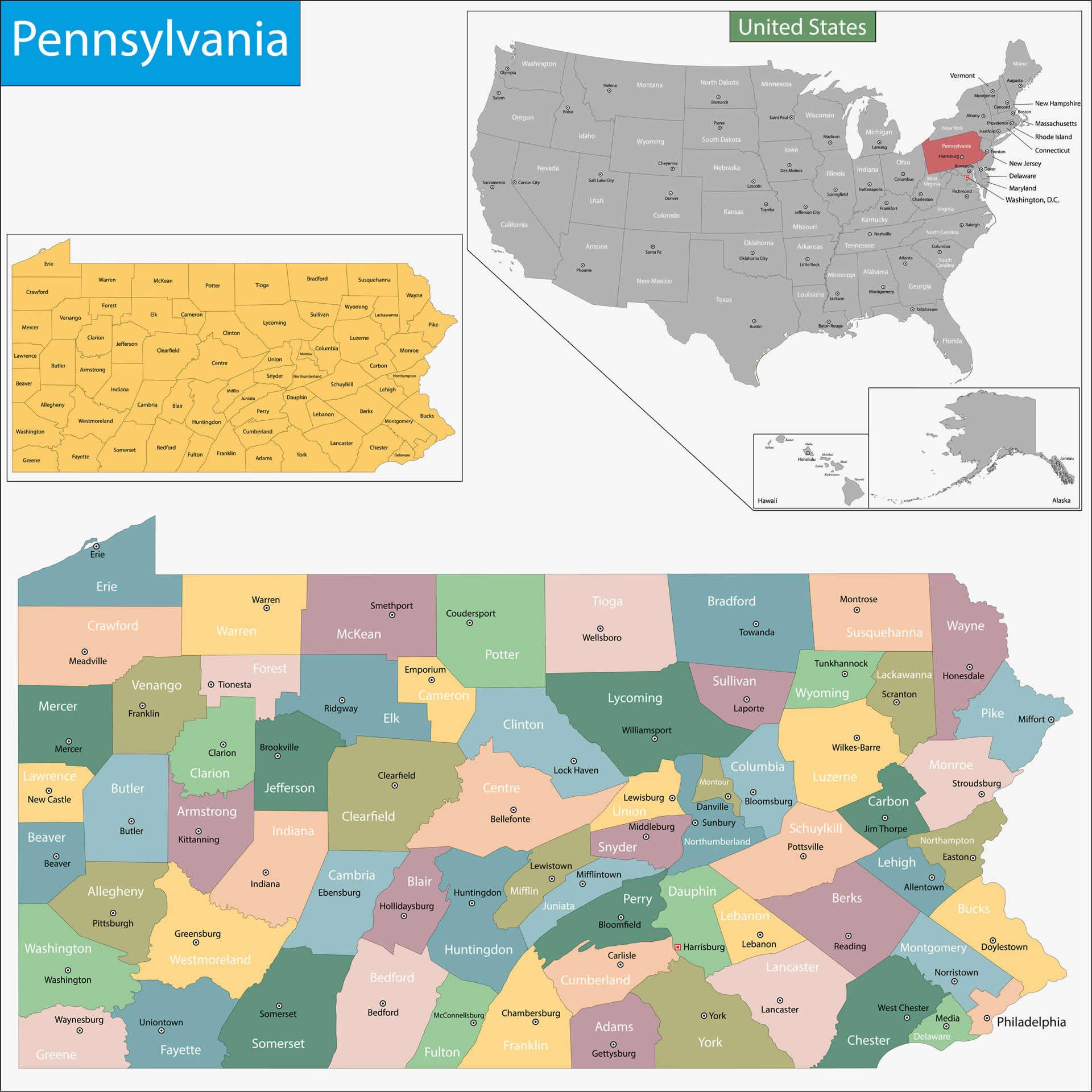 carte de pennsylvania state