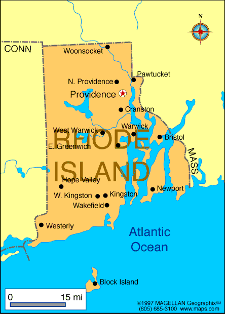 Rhode Island carte