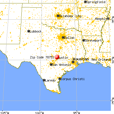 austin population carte