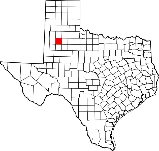 lubbock carte texas comtes