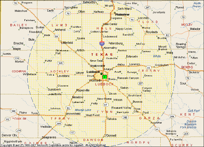 lubbock region carte