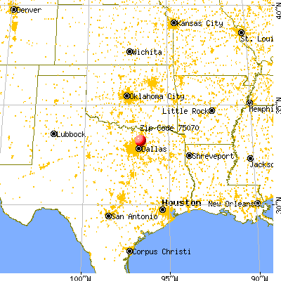 mckinney population carte