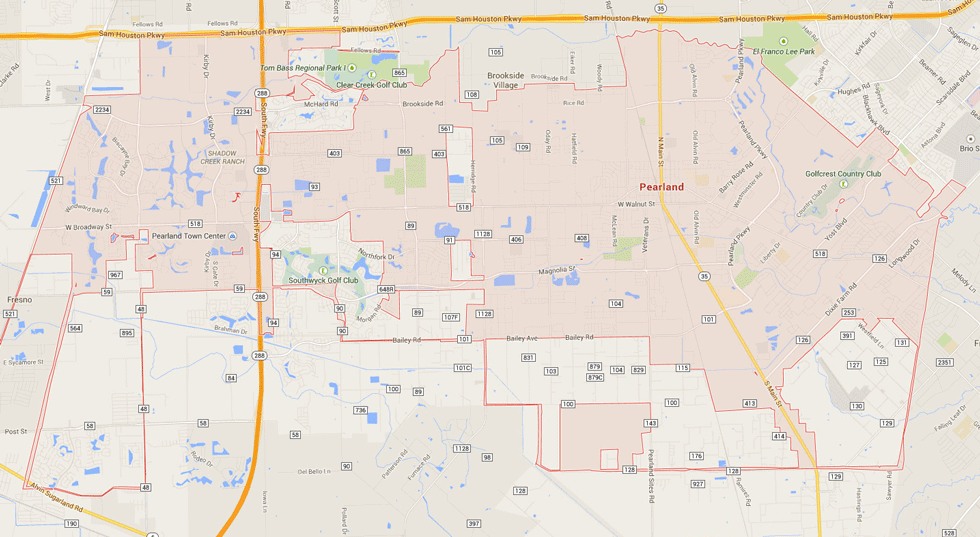 pearland texas carte eua