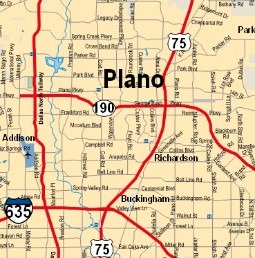 plano route carte