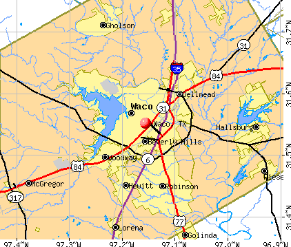 waco route carte