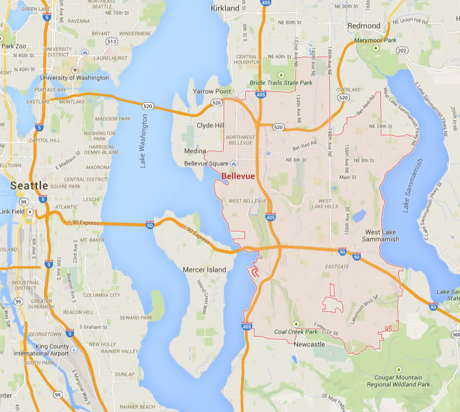 bellevue washington carte eua