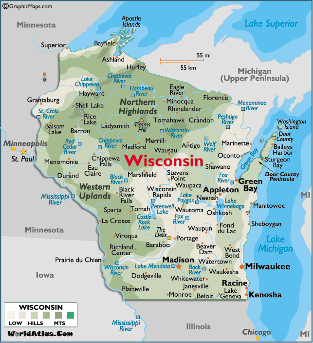 Wisconsin carte