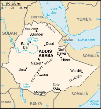addis ababa plan ethiopie