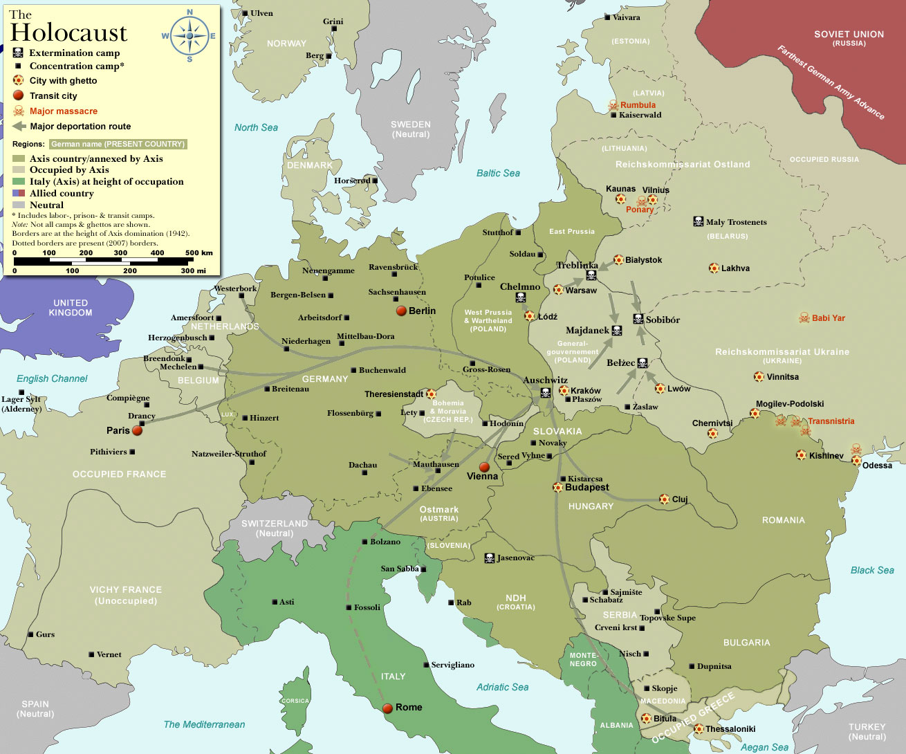 europe carte monde war2