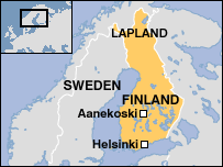 aanekoski Finlande plan