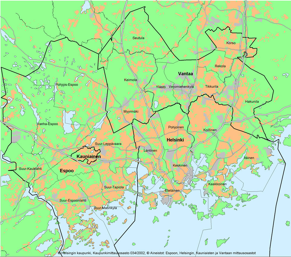 Espoo region plan