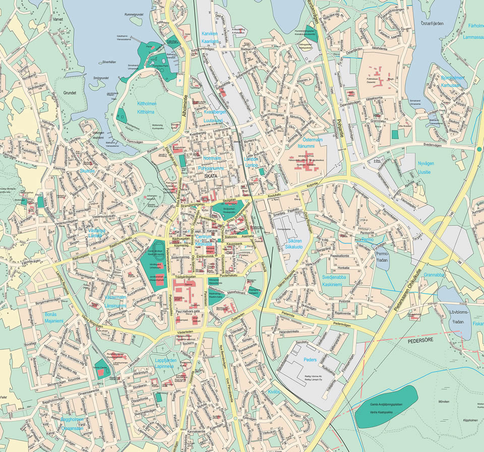 Jakobstad ville plan