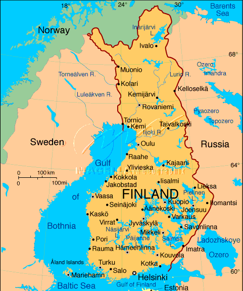 plan de Finlande Joensuu