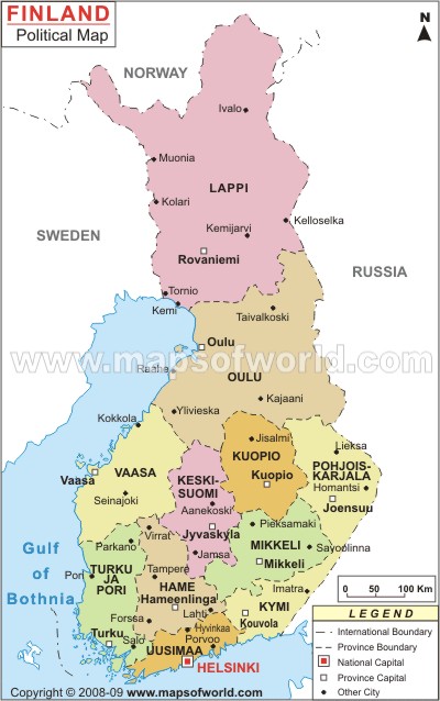 Kuopio plan Finlande