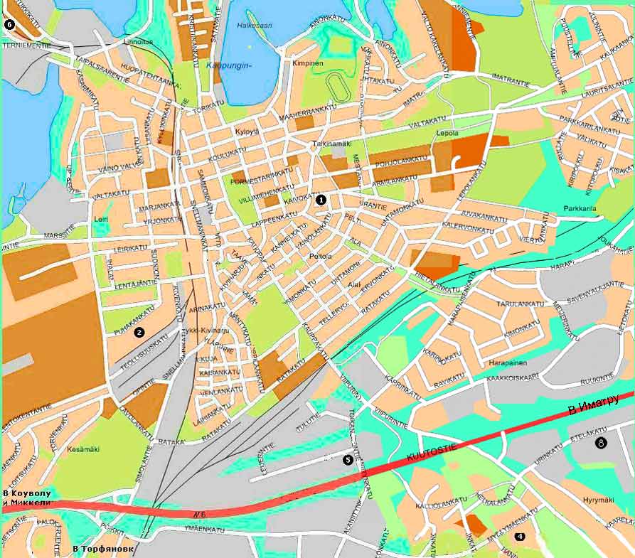 plan de Lappeenranta