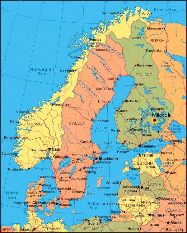 Finlande plan Mikkeli