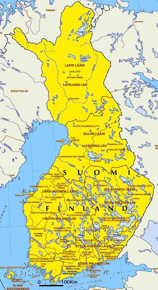 villes plan de Finlande Pori