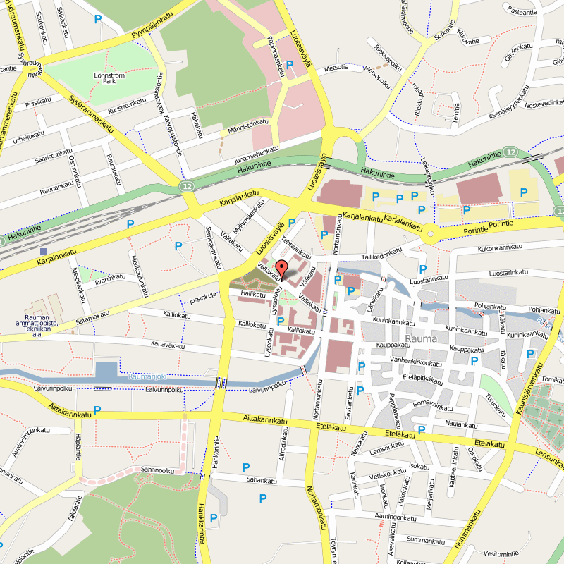Rauma ville centre plan
