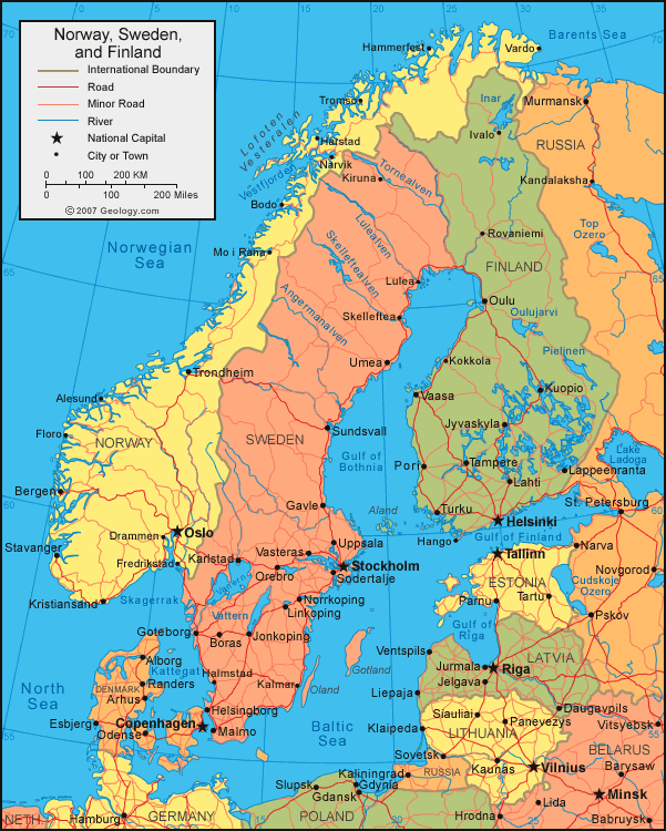 plan de Finlande Rovaniemi