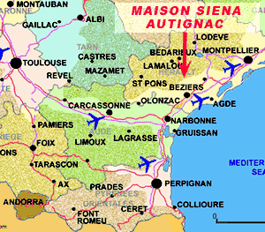 Beziers regions plan