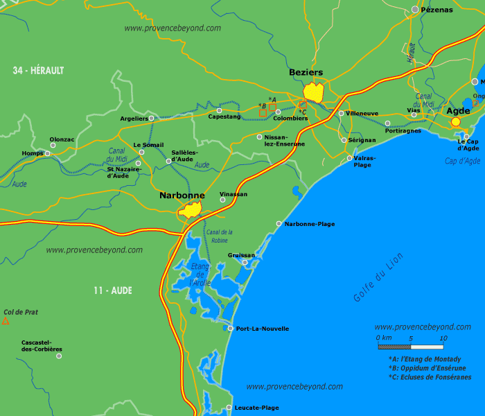 Beziers zone plan