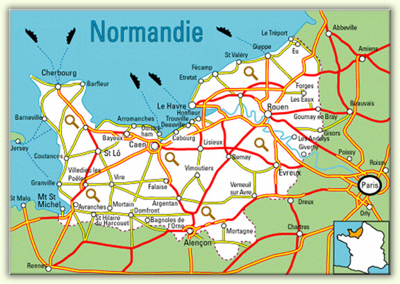Caen province plan