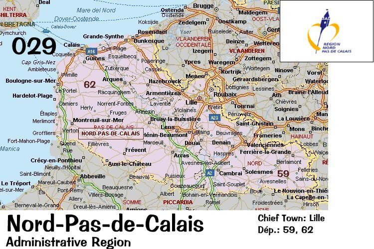 Calais administratif plan