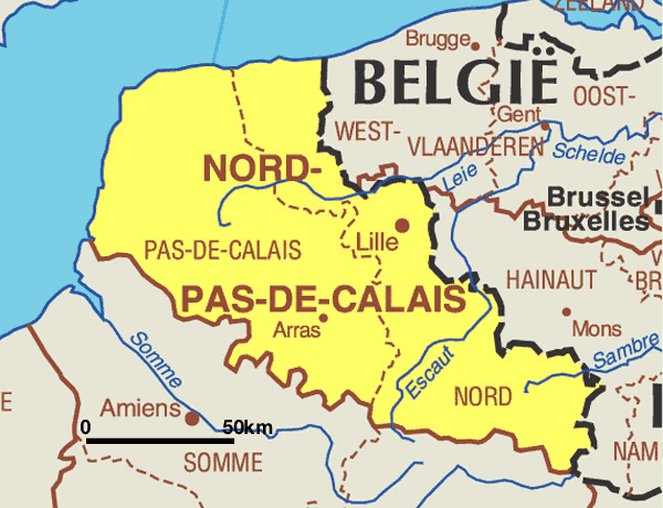 Calais province plan
