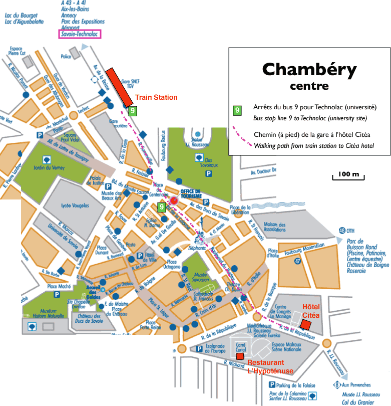 plan chambéry centre ville