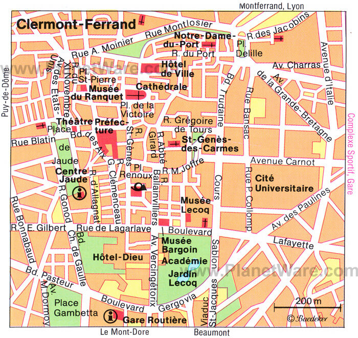 clermont ferrand plan