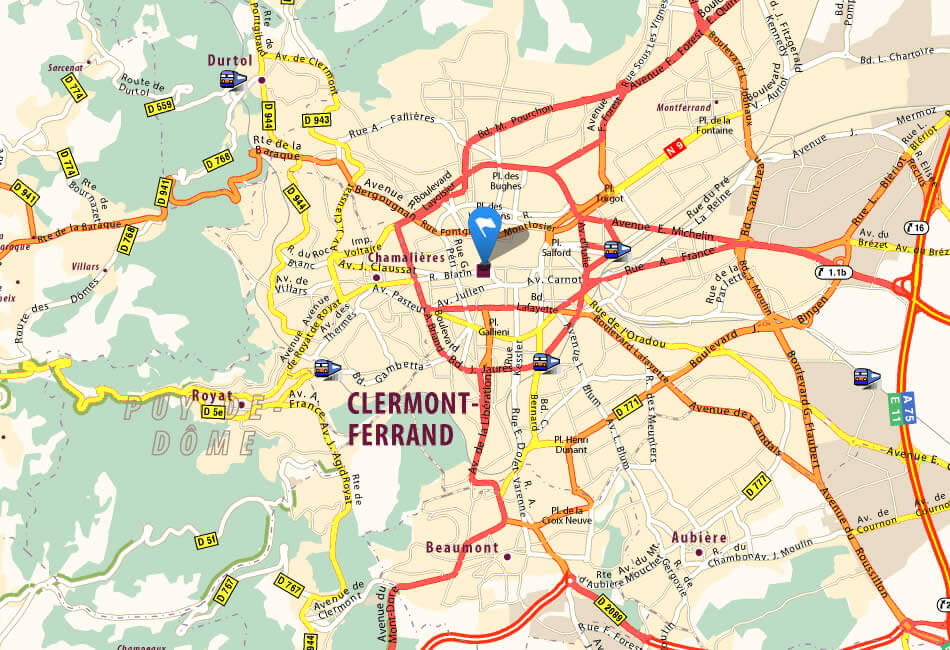 plan de clermont ferrand