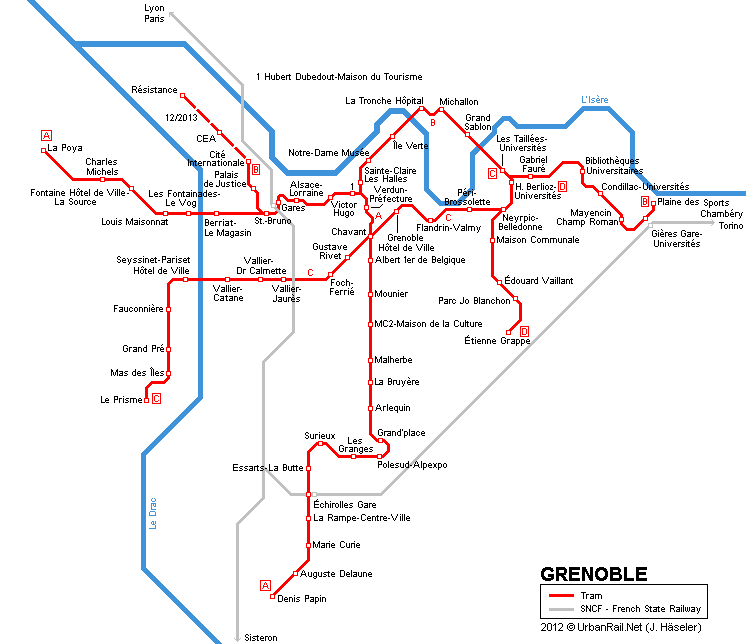 grenoble metro plan