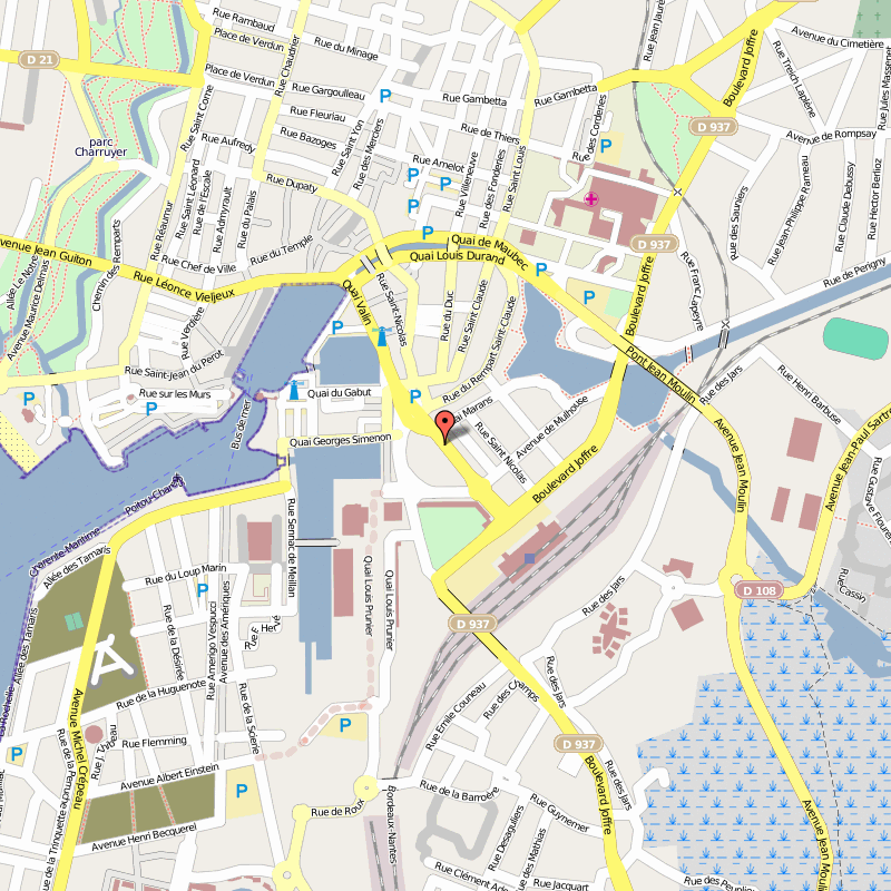 La Rochelle street plan