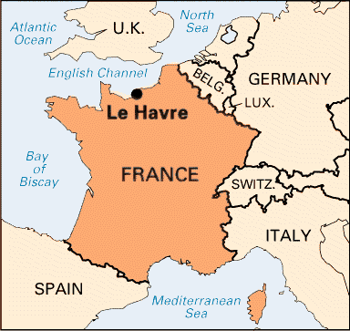 Le Havre france plan