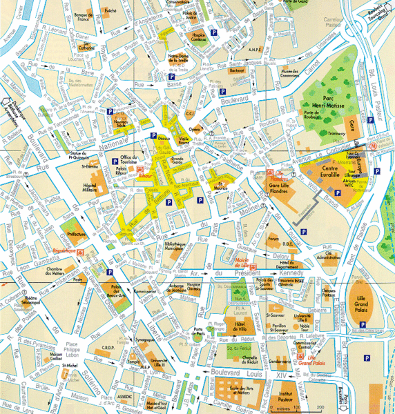 Lille street plan