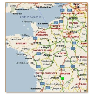 Limoges villes plan