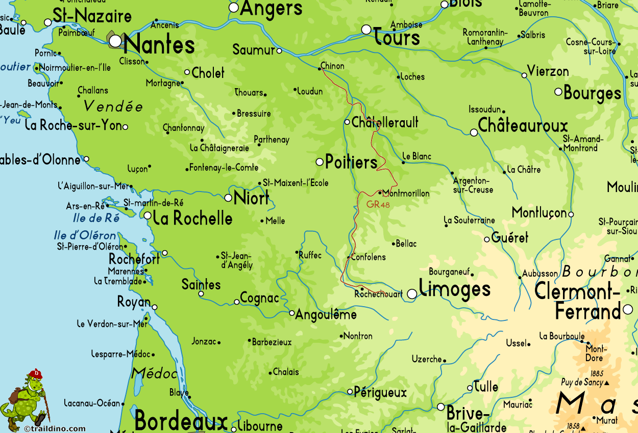 Limoges zone plan