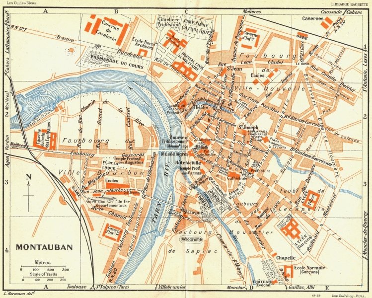 montauban 1926 plan