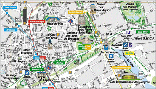 Nantes train plan