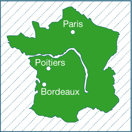 Poitiers france plan