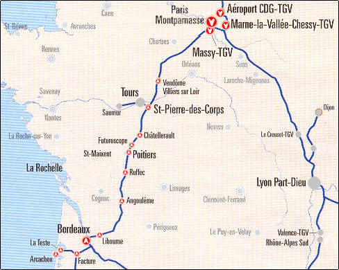 Poitiers tgv plan